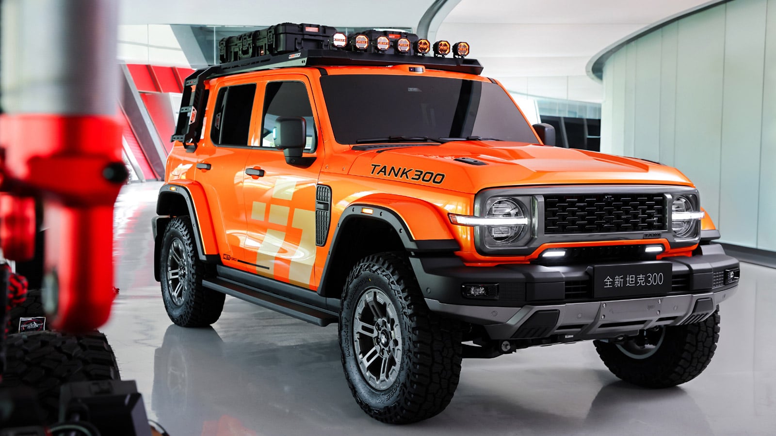 Tank 300 ใหม่ สีส้ม ชุดแต่งออฟโรด