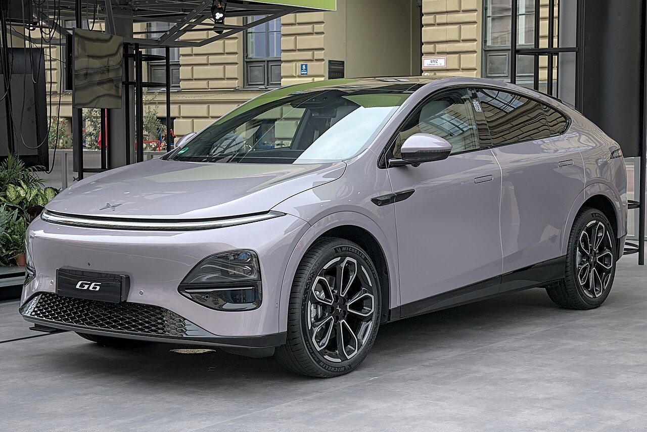 XPeng G6 รุ่นปี 2025 มุมด้านหน้า